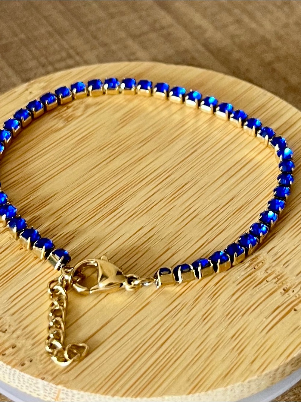 Birthstone tennis bracelet September
